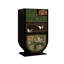 Armoire d'appoint moderne en bois massif