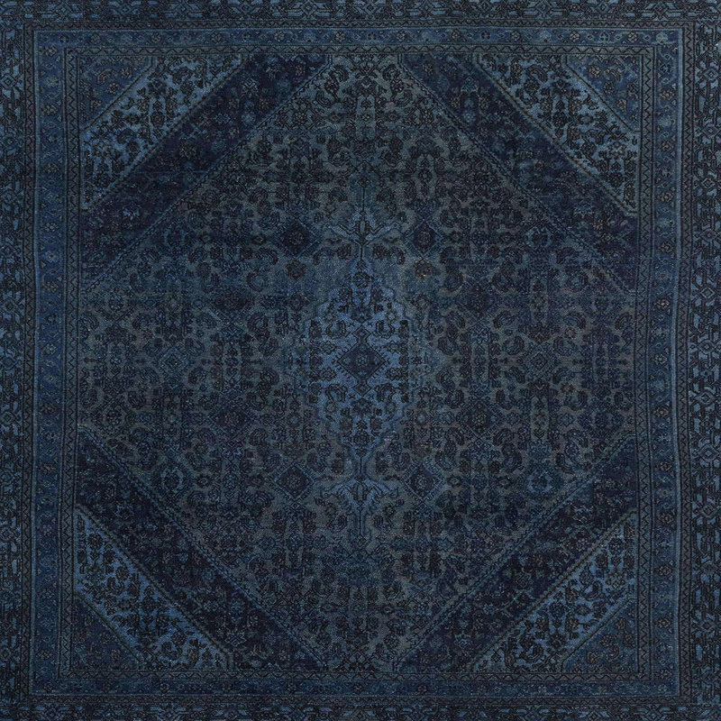 Abstract Indoor Rug, Square 8'