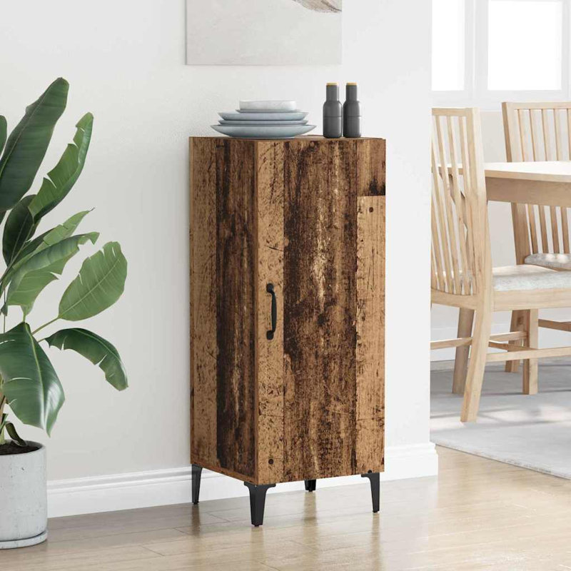 Sideboard Engineered Wood Indoor Side Cabinet Cupboard, Old Wood