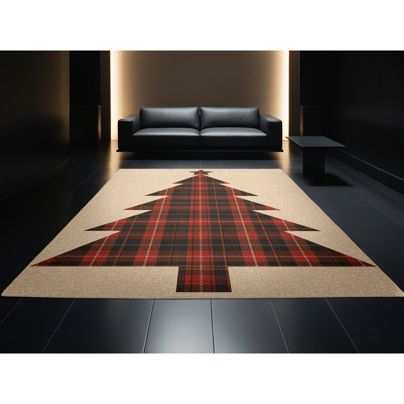Tapis abstrait moderne et contemporain lavable à la machine Adamek, 2x5