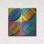 Art mural en métal luxueux «Ball Four Football C» par Wild Apple, 36 po x 36 po-2072639333