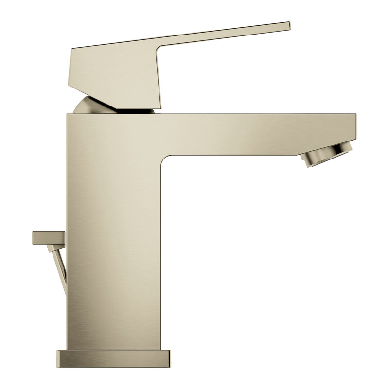 Eurocube® Single Hole Bathroom Faucet, Brushed Nickel