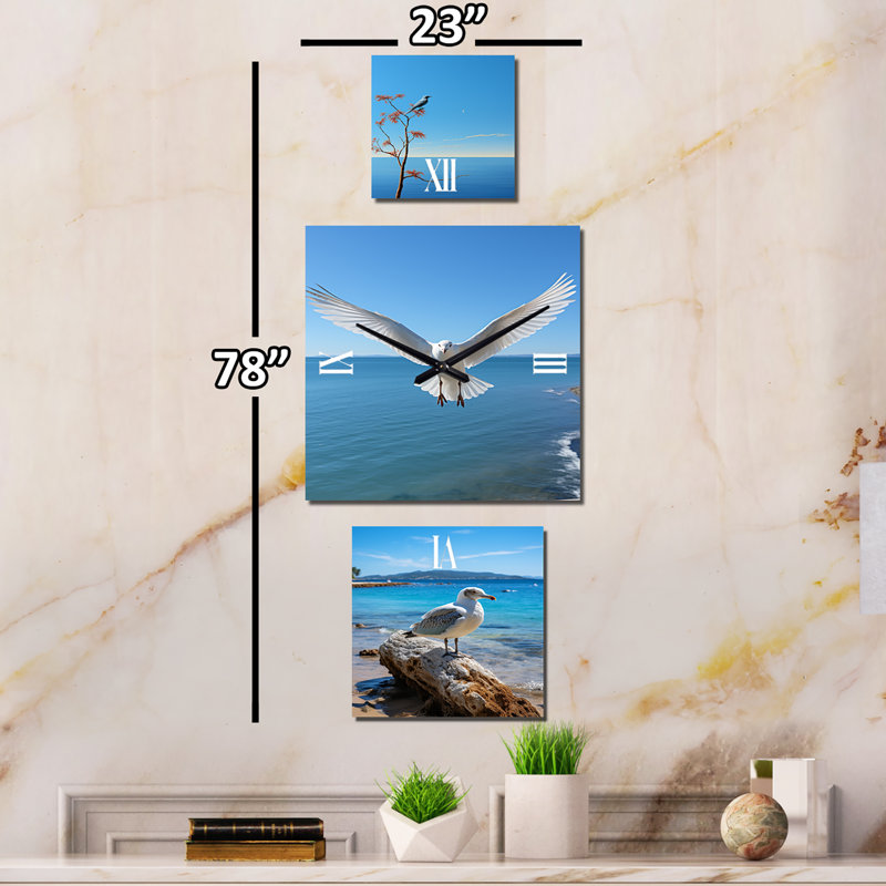 Stockham Metal Wall Clock