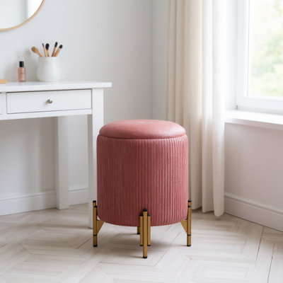 Solid Wood Accent Stool