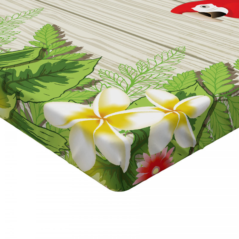 Drap-housse en microfibre Parrot, Drap-housse de taille simple