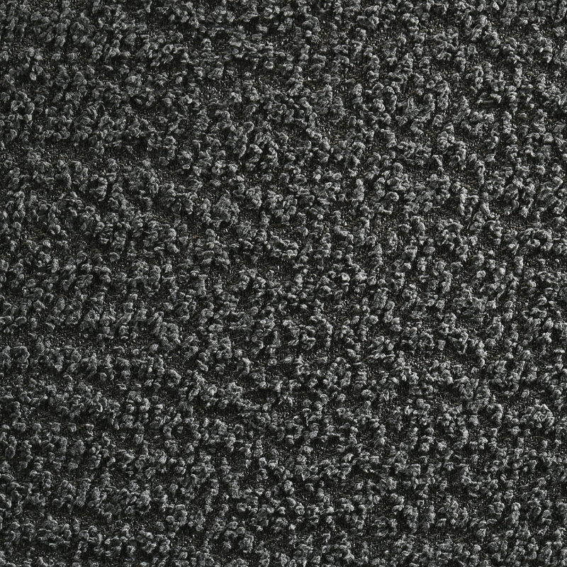 Boucle Upholstered Tufted Accent Bench, Charcoal