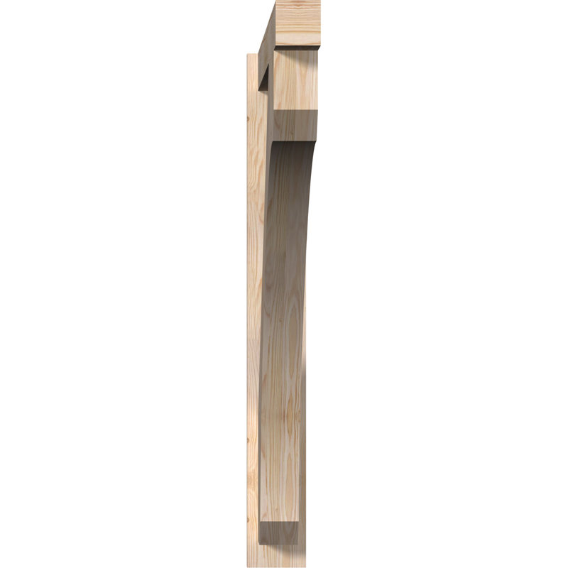 8"W x 48"D x 48"H Legacy Block Rough Sawn Outlooker, Douglas Fir, 48" D x 48" H, 8" W Douglas Fir (Rough Sawn)