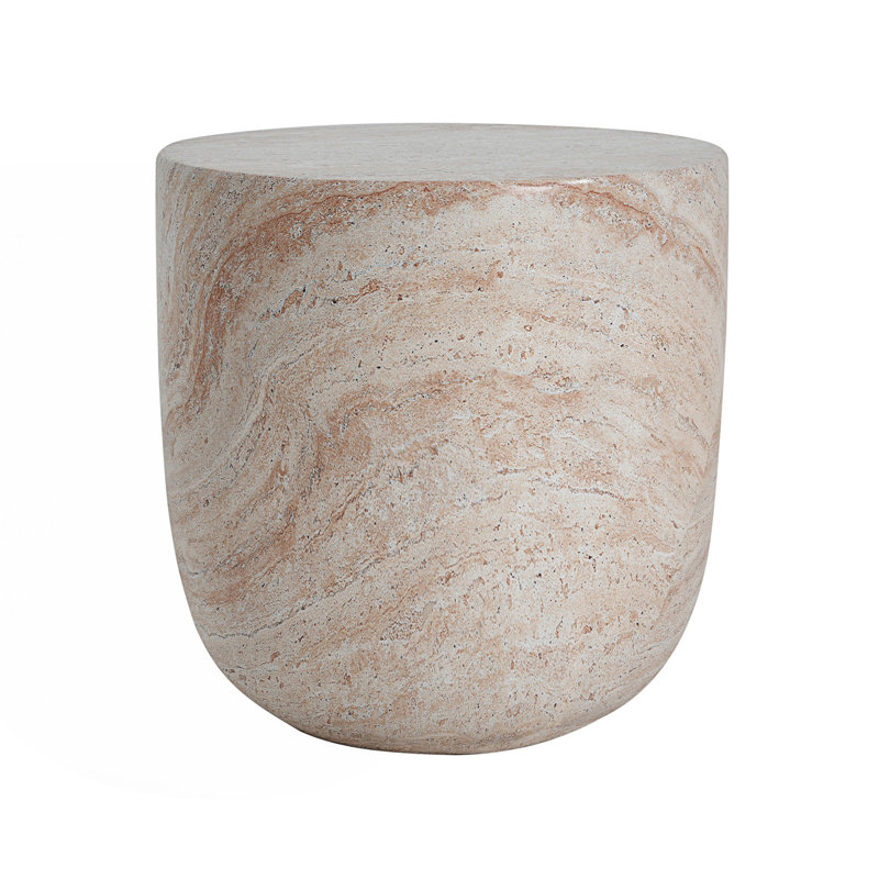 Outdoor/Indoor Barrel Structure Side Table