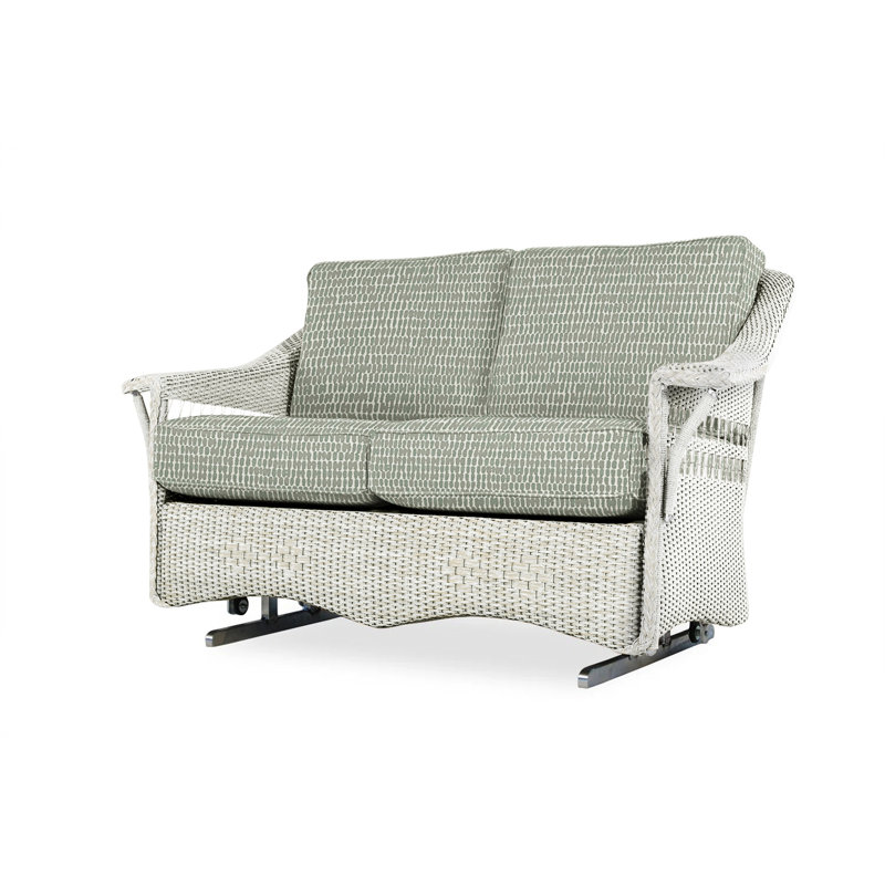 Nantucket Outdoor 2 - Seat Loveseat, Calidora Mist, Matte White