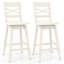 Deshanay Swivel Solid Wood Counter Stool-971264637