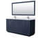 72'' Double Bathroom Vanity with Genuine Marble Top with Mirror