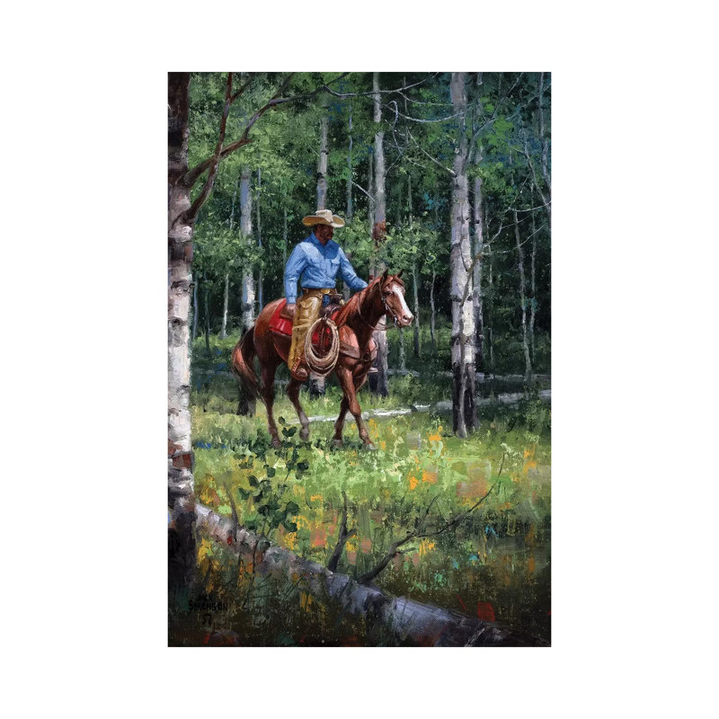 Through The Aspen by Jack Sorenson - Wrapped Canvas Print, 101.6cm H x 66.04cm W