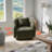 Bashar 28.5" W Upholstered Swivel Barrel Chair-379835347