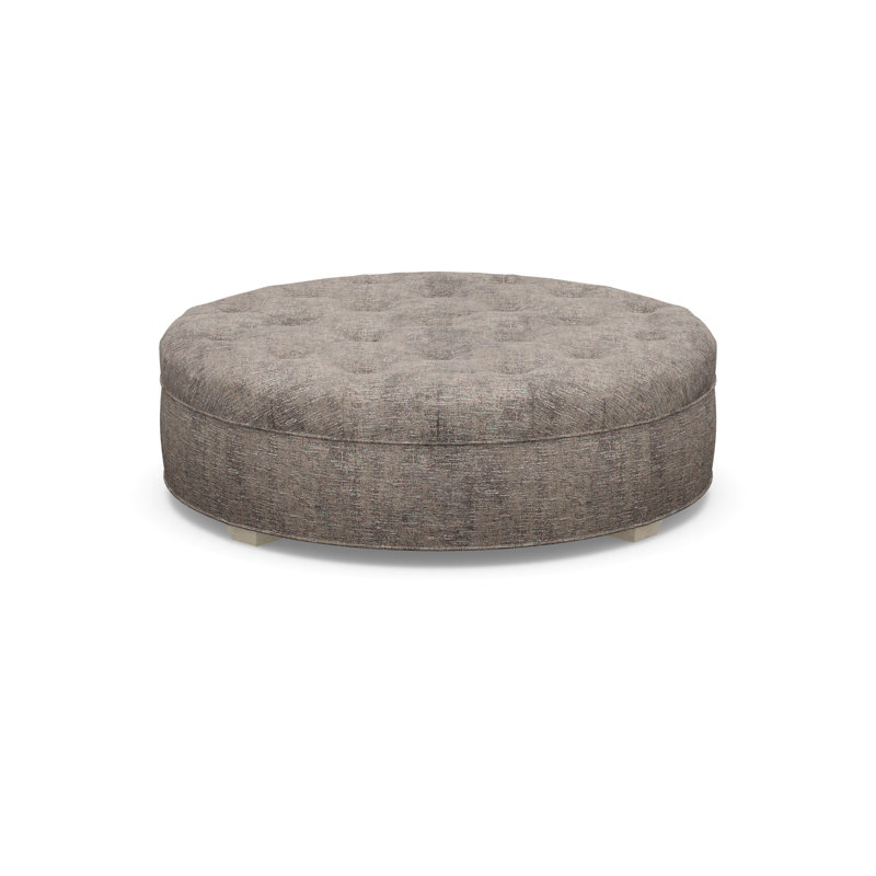 Round Ottoman, 8786-87, Sandstone