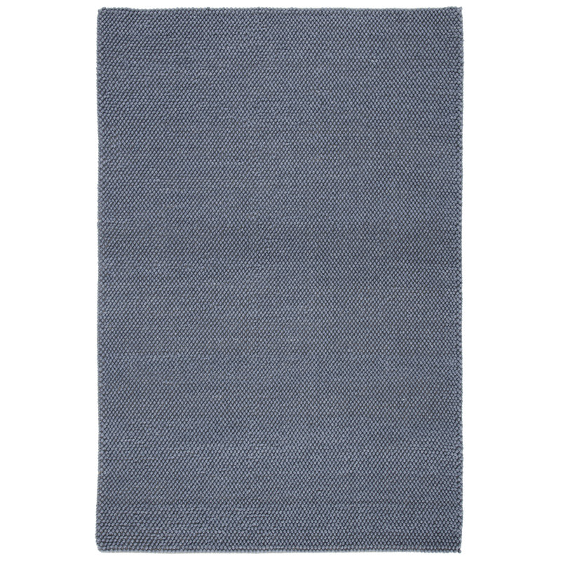 Tapis gris foncé en laine touffeté à la main Almus, Rectangle 6 pi x 9 pi