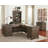 Bureau double caisson en L Larissa