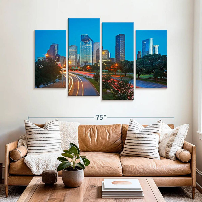 Mehar Houston Nightfall, 42" H x 68" W