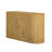 Modern Curved Door Sideboard - 55.1" Mdf Cabinet With Stripe Finish & Aluminum Handles-695308004