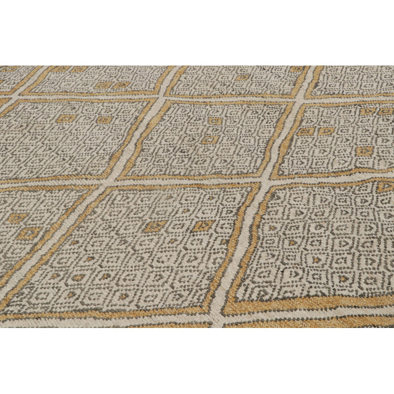 Moroccan Hand Knotted Area Rug, Rectangle 8' x 10'