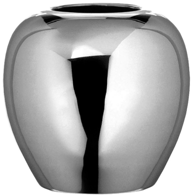 Losone Iron Smooth Silver Vase