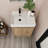 Mckenzee 23.65'' Single Bathroom Vanity with Resin Top