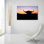 «Bull Set» par Nathan Larson, art mural en verre acrylique