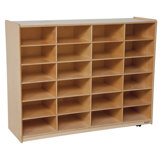 (24) Large Tray Storage with 24 Translucent 5" Letter Trays
