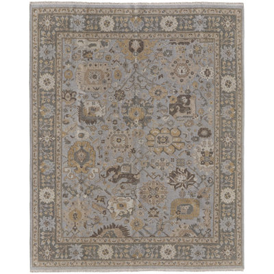 Corbitt Hand Knotted Wool Oriental Area Rug