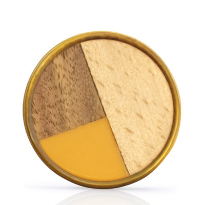 Athena 1-3/5 in. Wood Round Cabinet Knob