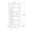 Bibliothèque standard Carter-Jay H 58,5 po x l 29,5 po-1128707910