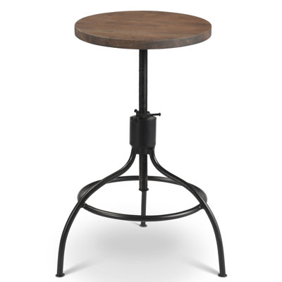 Revolve Adjustable Stool with Metal Frame