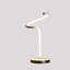 Lampe de table à DEL en forme de tube spiralé à DEL blanc mat Curvilinear
