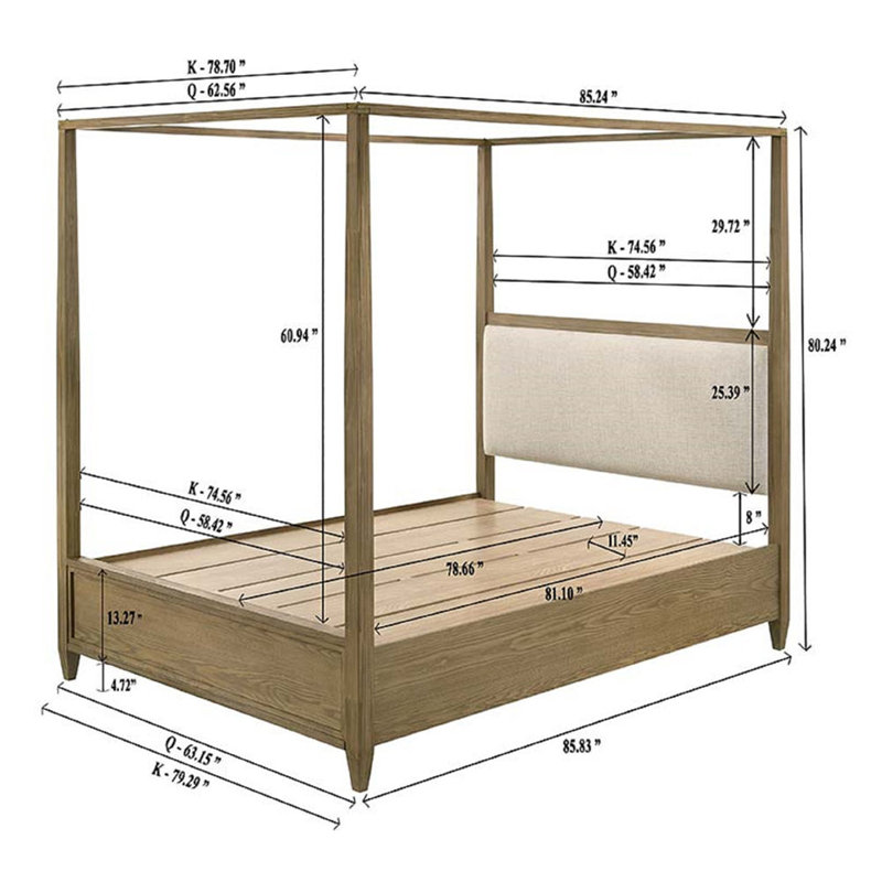 Mobilier de chambre à coucher 1pc Rustic Charm