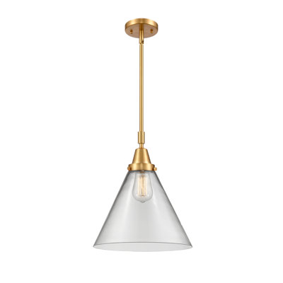 Luminaire suspendu conique 1 lumière Ashwath