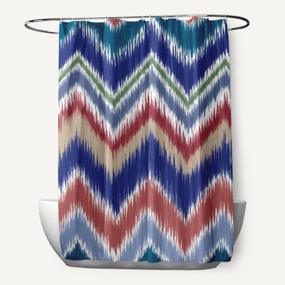 Rideau de douche simple chevron Arlington