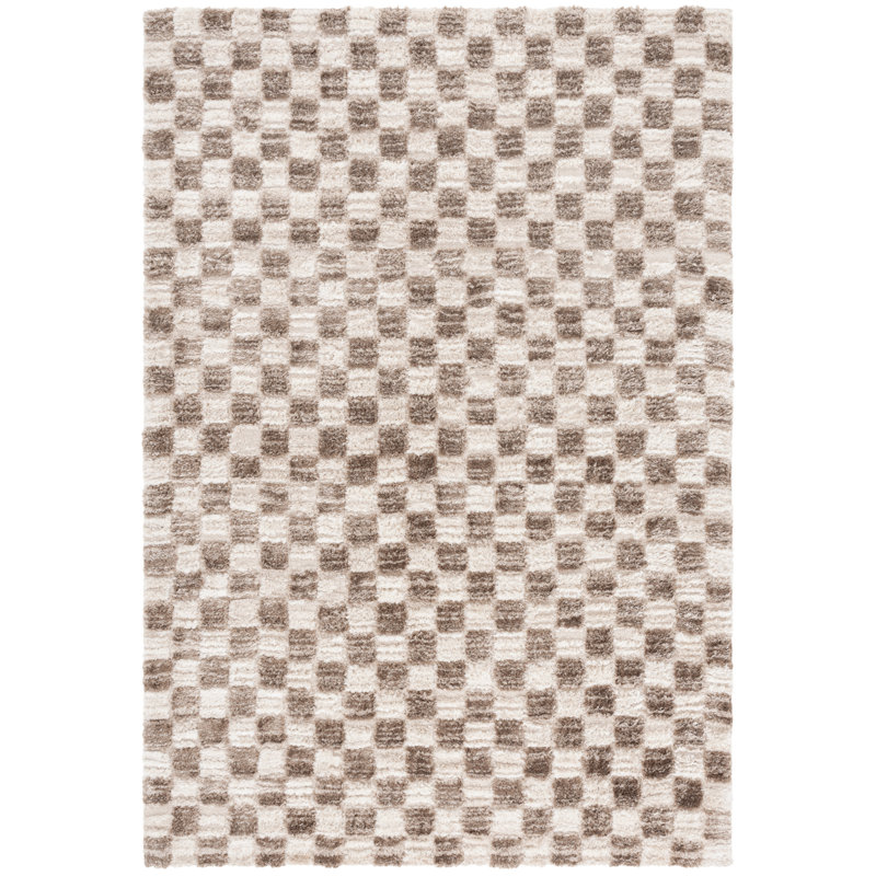 Shenali Shag 900 Performance Geometric Rug, Rectangle 8' x 10'