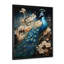 Ysaline Peacock Encaustic Portrait I - paon, art mural sur toile-189450674-146283662