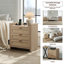 Table de chevet 3 tiroirs Ashvir-490146498