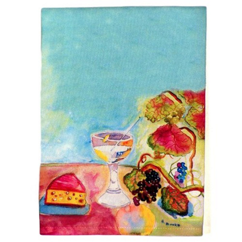 Wine And Cheese Ultra Light Hand Towel
