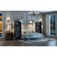 Grand lit escamotable mural avec placard, tiroirs et table