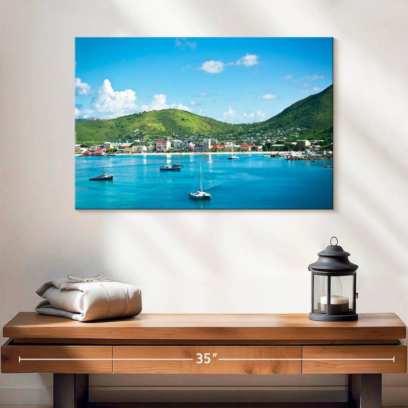 Gillard Scenic Saint Martin Seascape, 16" H x 24" W