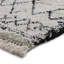Bolles area rug Machine Woven Rectangle Black/White-34294933