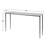 59 " W Glass Top Console Table