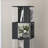 6 tier Rotating Bookshelf, Floor Rack Simple Bookcase  with Acrylic plate Student Multi-Function Creative Bookshelf for Living Room with anti-toppling base