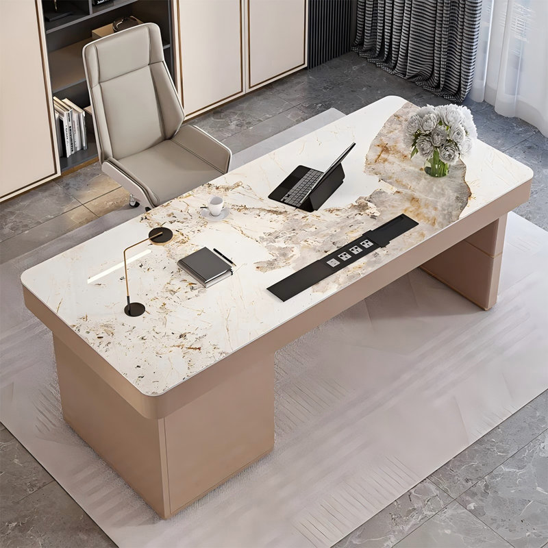Bureau d'écriture 55,12 "Modern Light Luxury, 29.53" H x 55.12" W x 27.56" D