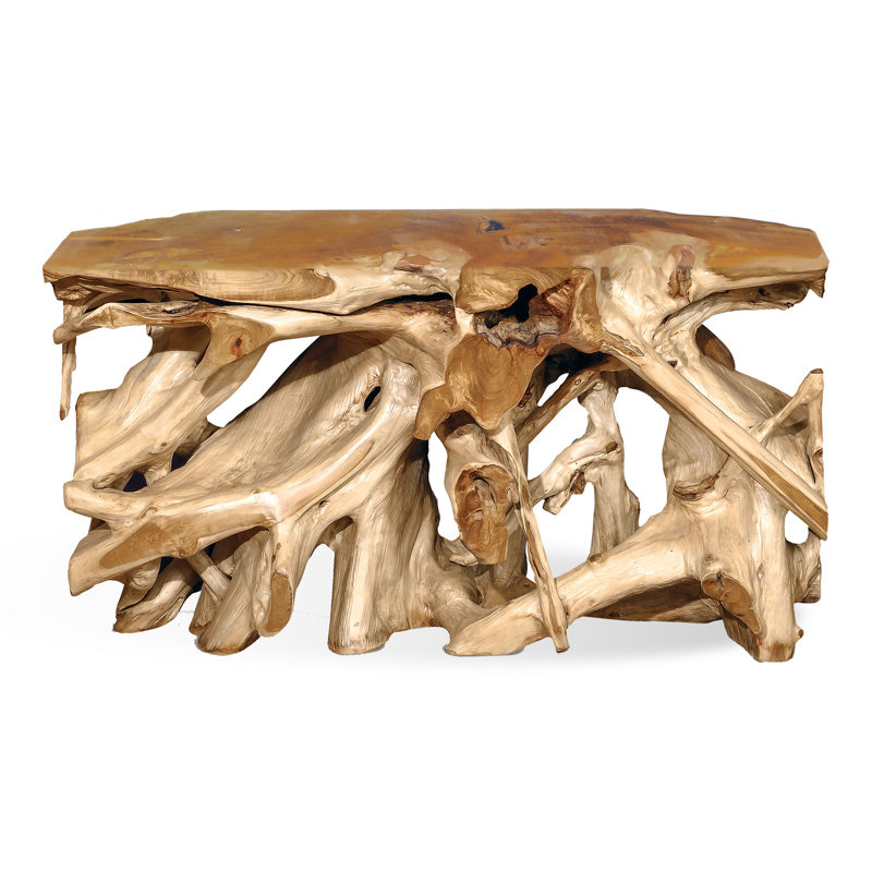 Solid Wood Console Table, 27.5" H x 47" W x 17" D