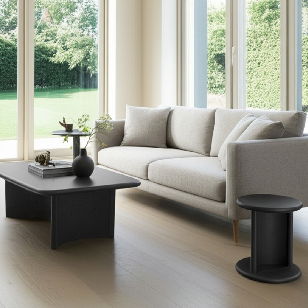 Circa 50" Coffee Table, Black