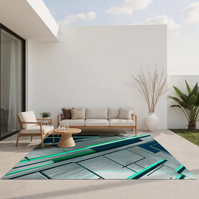 Tapis intérieur et extérieur Cosmic réfracté