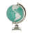 Aluminum Metal Teal Educational/Geographic Earth Globe