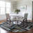 Azura Black Washable Indoor-Outdoor Rug - -344273475